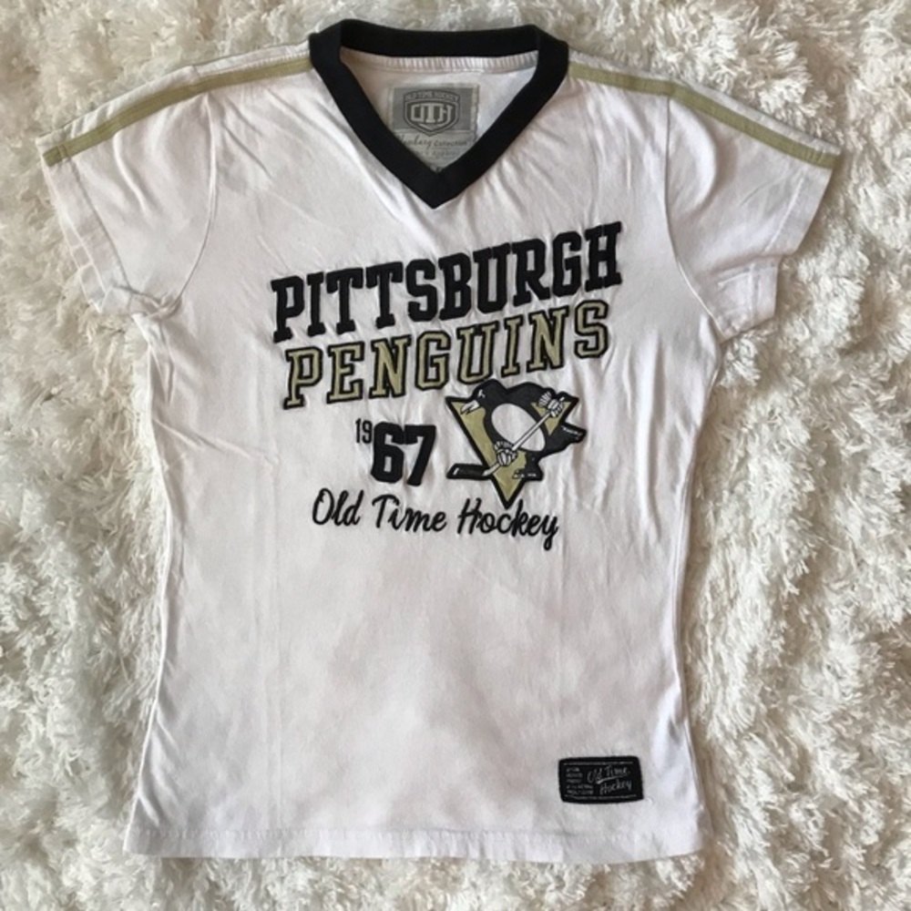 Official NHL Pittsburgh Penguins S/S Tee Sz S, EUC